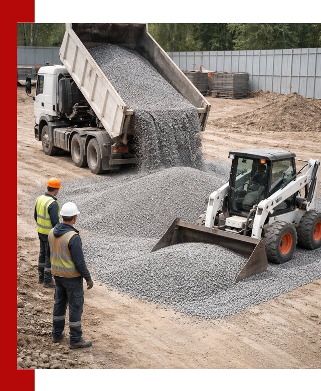 Доставка и продажа гранитного щебня фракции 0-5 в Волхове