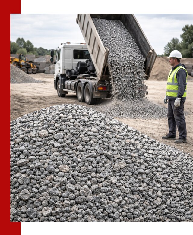 Доставка и продажа гранитного щебня фракции 5-20 в Волхове