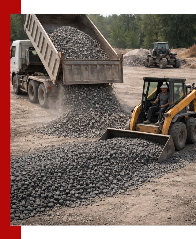 Гранитный щебень фракция 40-70 с доставкой в Волхове