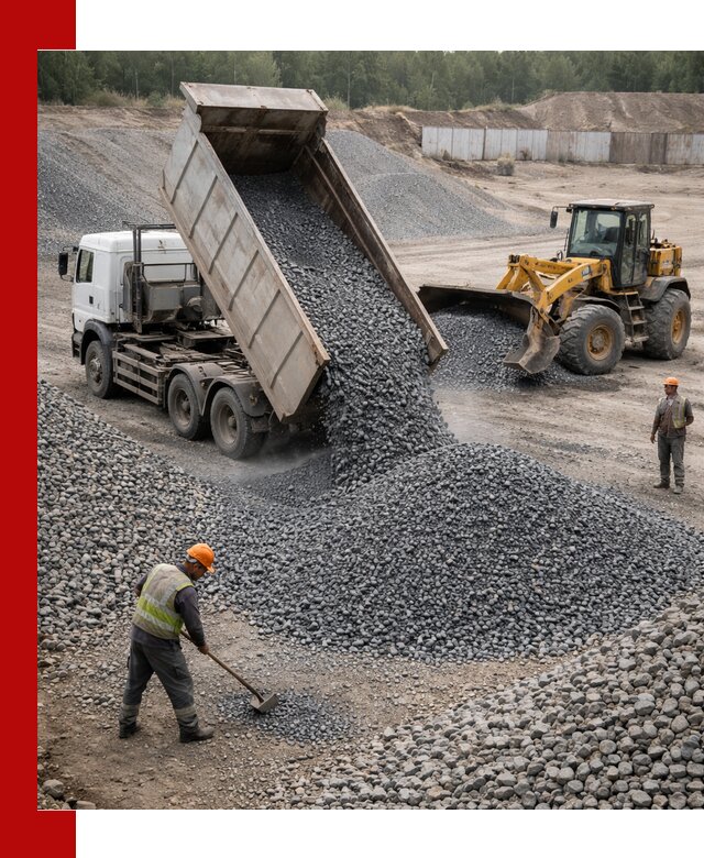 Щебень габбро-диабаз фр. 5-20 с доставкой в Волхове