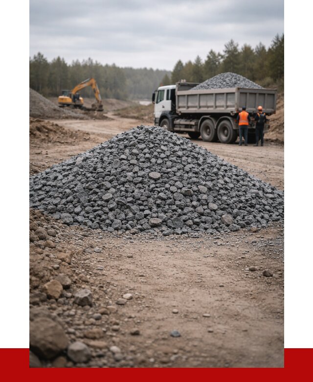 Щебень габбро диабаз фракция 40-70 в Волхове от 2303 р-ПРОНЕРУДВлх