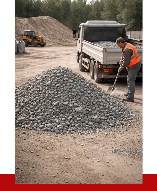 Гравийный щебень фракция 5-10 в Волхове от 2303 р. | ПРОНЕРУДВлх