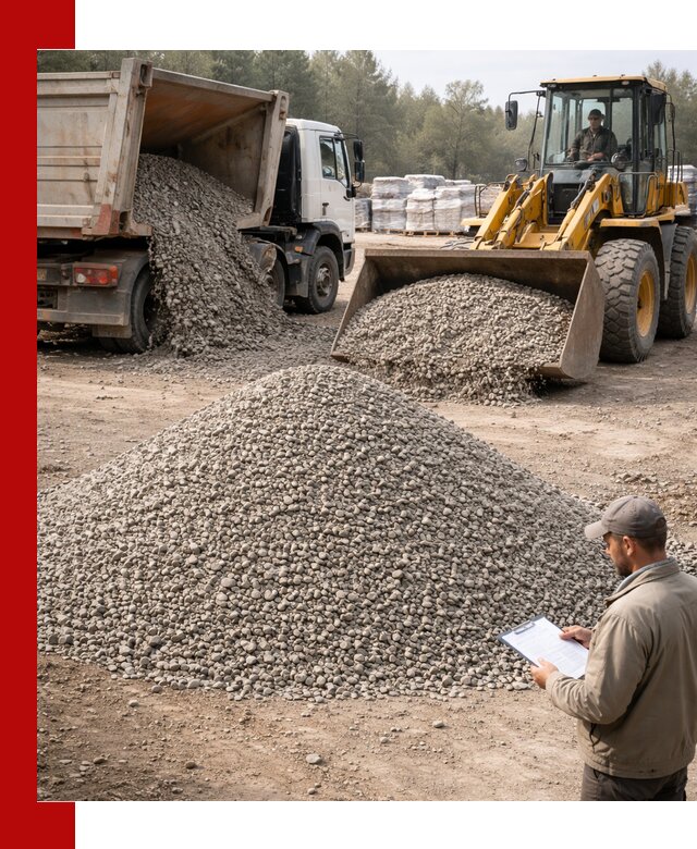 Гравийный щебень фракция 5–10 с доставкой в Волхове
