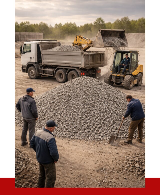 Гравийный щебень фракция 5-20 в Волхове от 2512 р. ПРОНЕРУДВлх