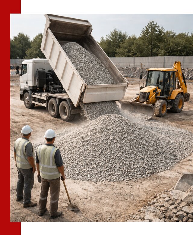 Купить известняковый щебень фракции 5–10 мм с доставкой в Волхове