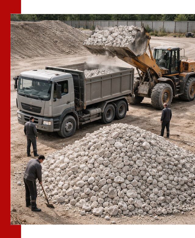 Известняковый щебень фракция 70–150 с доставкой в Волхове