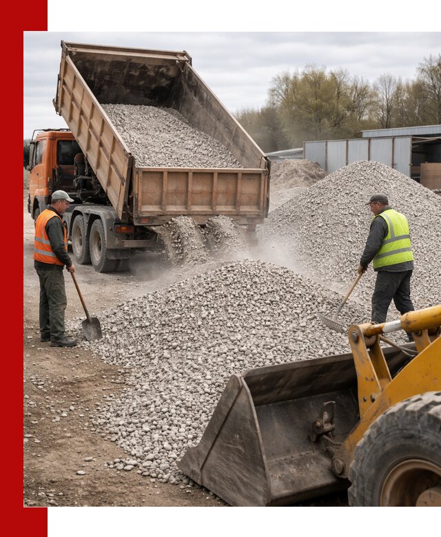 Доломитовый щебень фракции 5-20 с доставкой в Волхове