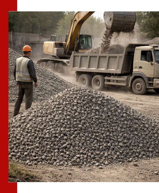Шлаковый щебень фракция 5-20 с доставкой в Волхове