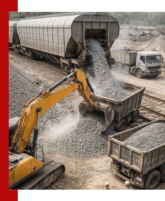 Доставка железнодорожного щебня в Волхове крупными партиями быстрого отгруза