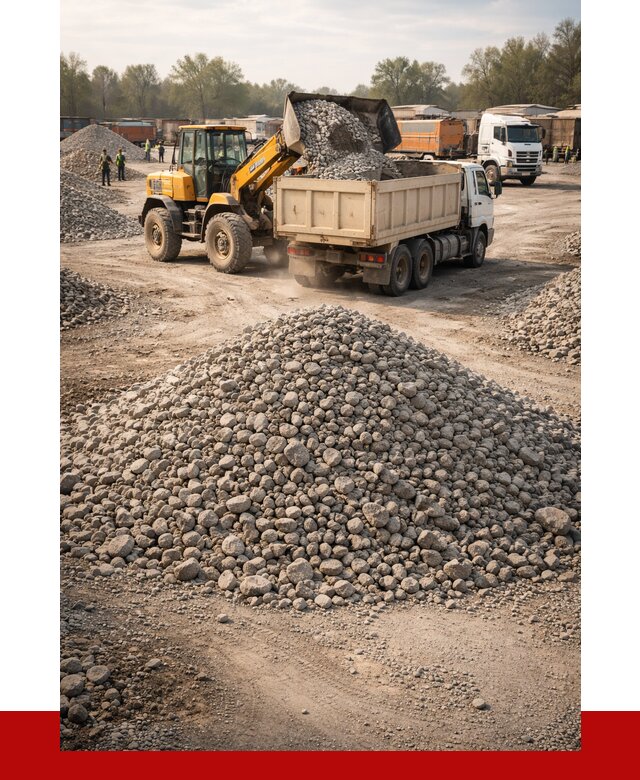 Вторичный щебень фракция 40-70 в Волхове от 1821 р, ПРОНЕРУДВлх