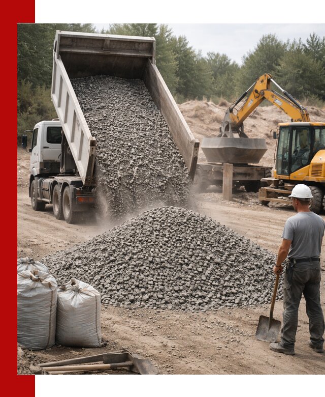 Доставка и продажа бетонного щебня в Волхове