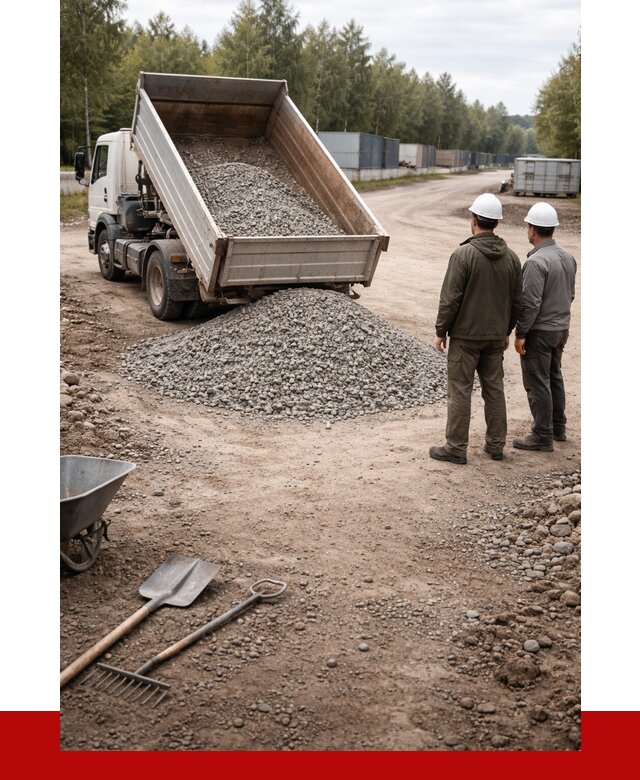 Бетонный щебень фракция 5-20 в Волхове от 3350 р., ПРОНЕРУДВлх