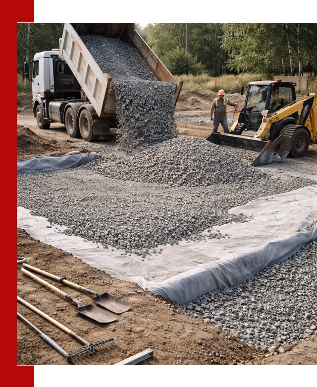 Щебень для фундамента с доставкой в Волхове