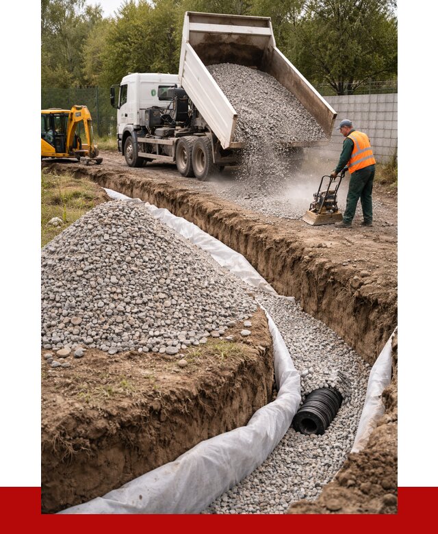 Щебень для дренажа в Волхове от 1937 р., ПРОНЕРУДВлх доставка