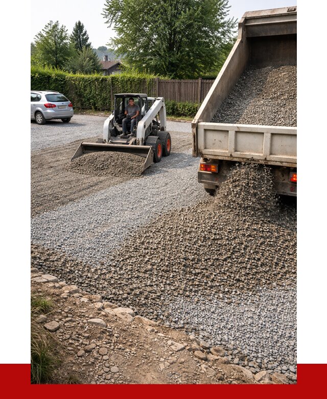 Щебень для парковки в Волхове с доставкой от 1256 р.| ПРОНЕРУДВлх
