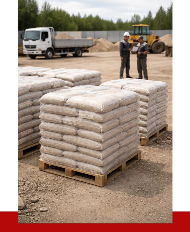 Карьерный песок в мешках в Волхове от 1256 р. - ПРОНЕРУДВлх
