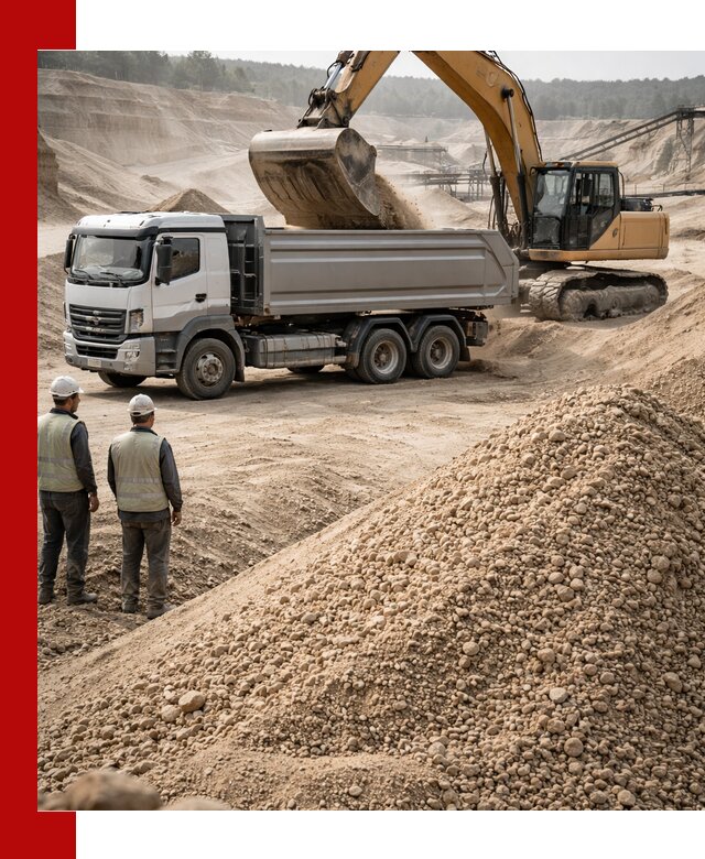 Карьерный крупнозернистый песок с доставкой в Волхове