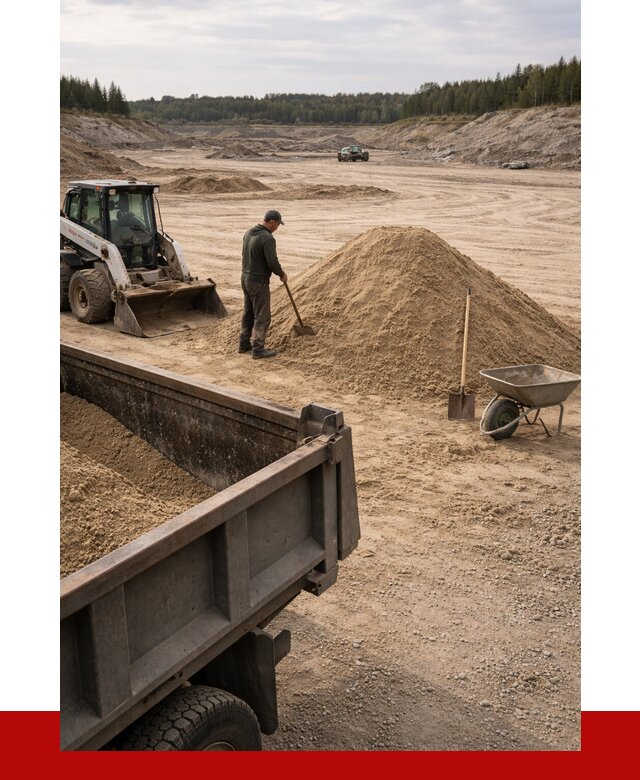 Карьерный песок среднезернистый в Волхове, от 2303 р. ПРОНЕРУДВлх