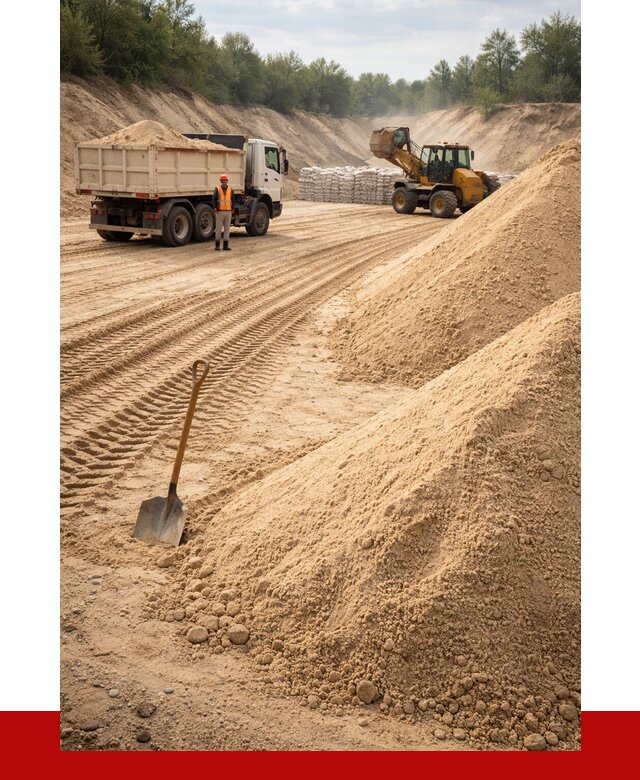 Карьерный песок мелкозернистый в Волхове от 9421 р. | ПРОНЕРУДВлх