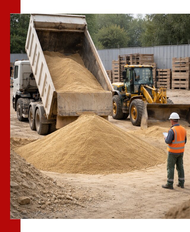 Доставка карьерного мелкозернистого песка в Волхове