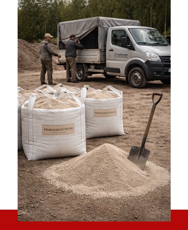 Кварцевый песок для пескоструя в Волхове от 4711 р. | ПРОНЕРУДВлх