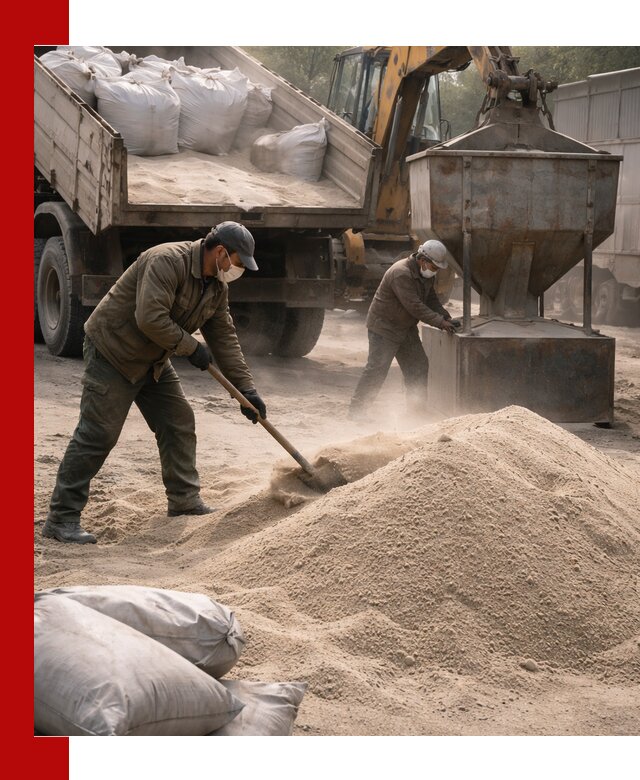 Кварцевый песок для пескоструя в Волхове — доставка и качество