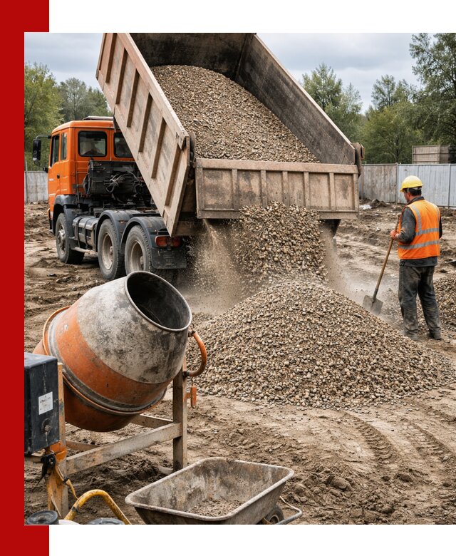 Опгс для бетона с доставкой самосвалом в Волхове от производителя