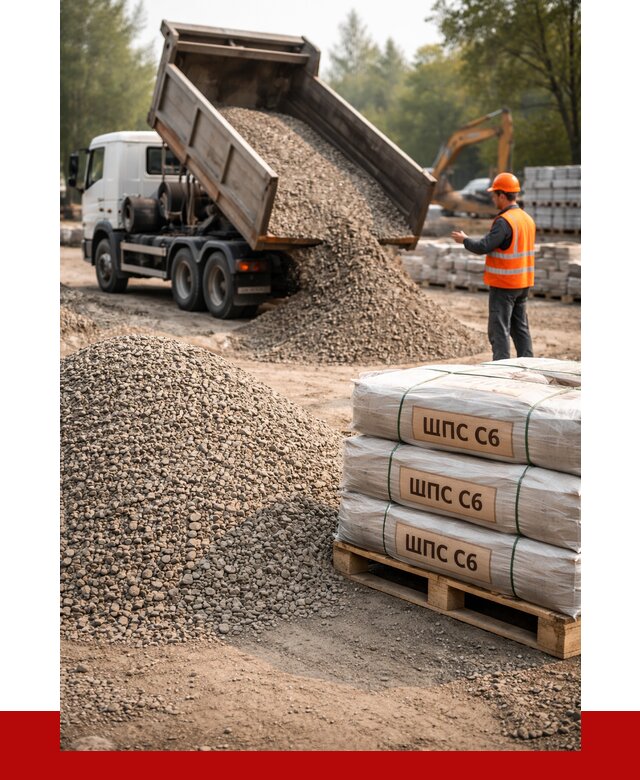 ЩПС С6 в Волхове с доставкой от 2303 р. за куб | ПРОНЕРУДВлх