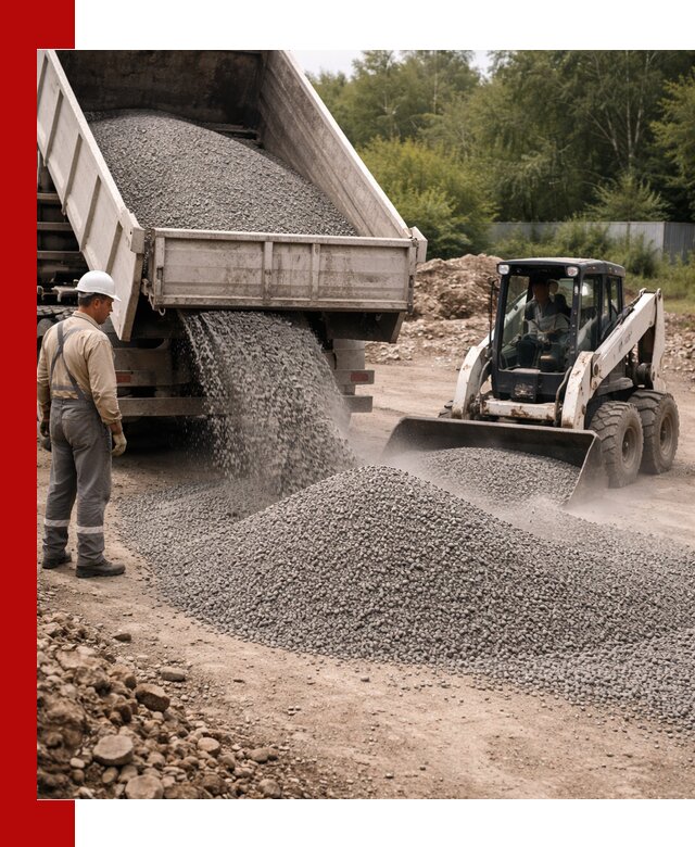 Доставка гравийного отсева 0-5 в Волхове оптом и в розницу