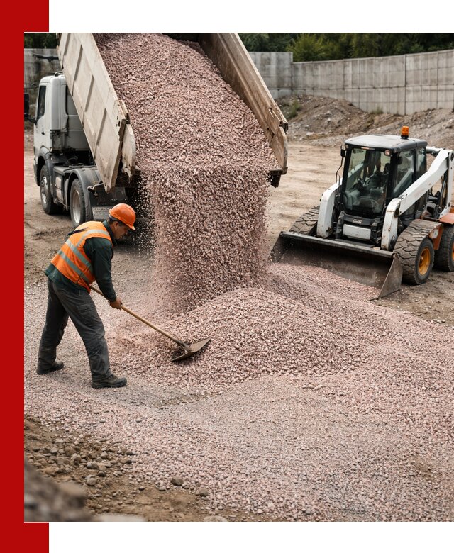Крошка розовый гранит с доставкой в Волхове от производителя