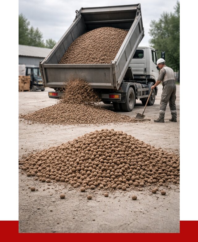 Керамзит с доставкой в Волхове от 4397 р. за м3 | ПРОНЕРУДВлх