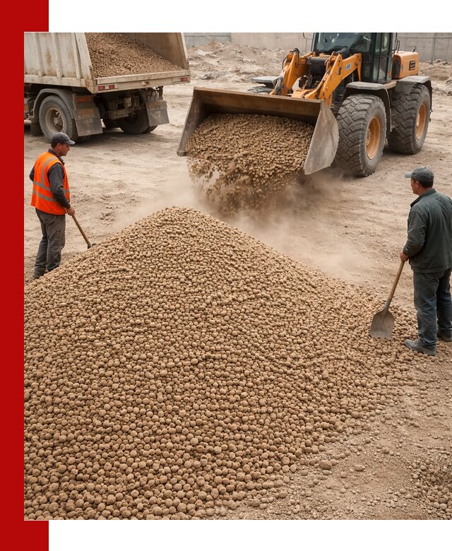 Керамзит фракция 10-20 с доставкой в Волхове