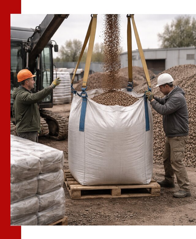 Керамзит в биг-бегах с доставкой в Волхове