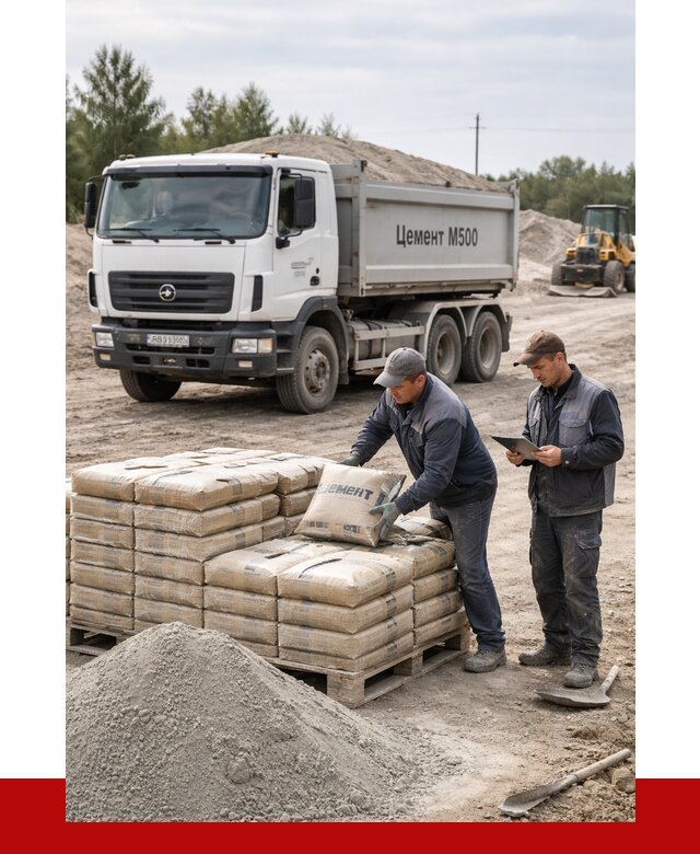 Купить цемент м500 с доставкой в Волхове от 5443 р. | ПРОНЕРУДВлх