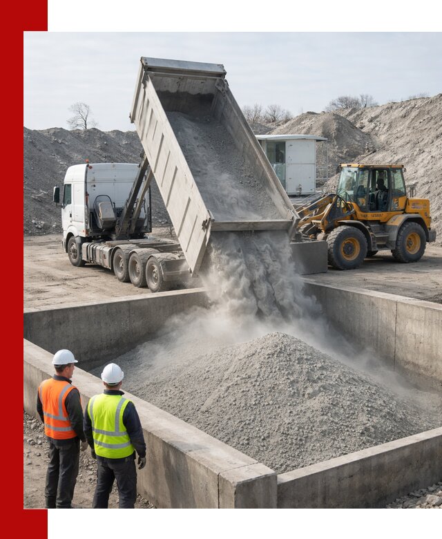 Доставка цемента навалом в Волхове крупными партиями