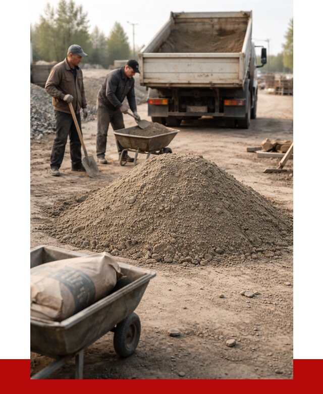 Цементно-песчаная смесь М150 в Волхове от 4920 р. | ПРОНЕРУДВлх