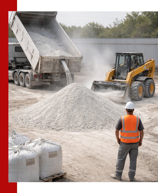 Доставка и продажа известняковой муки в Волхове