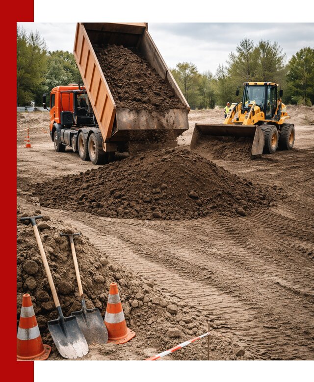 Поставка и доставка планировочного грунта в Волхове
