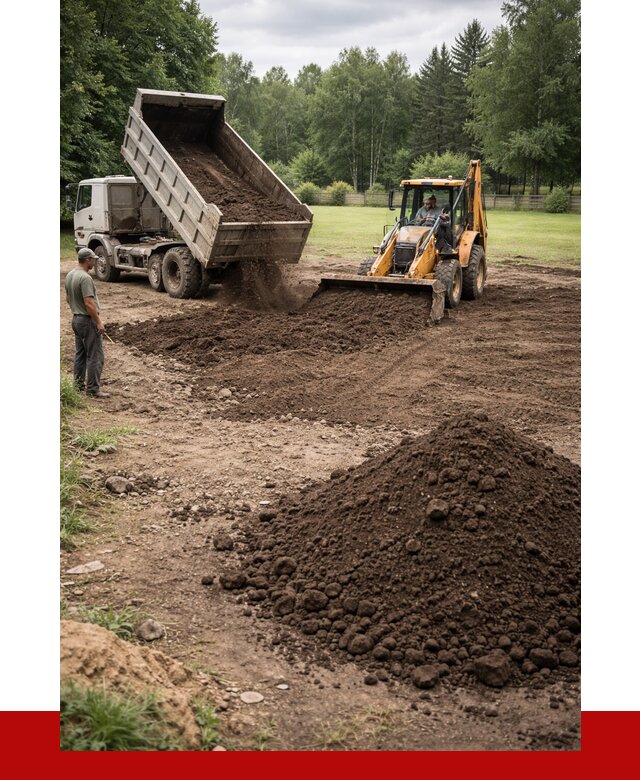 Грунт для выравнивания участка в Волхове от 1256 р. | ПРОНЕРУДВлх