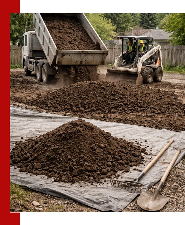 Грунт для отсыпки участка с доставкой в Волхове