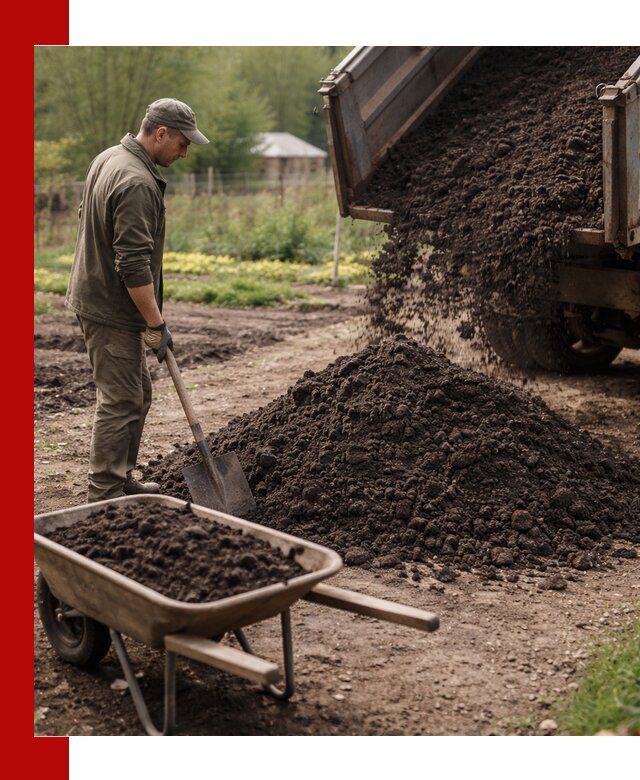 Доставка качественной земли для огорода в Волхове