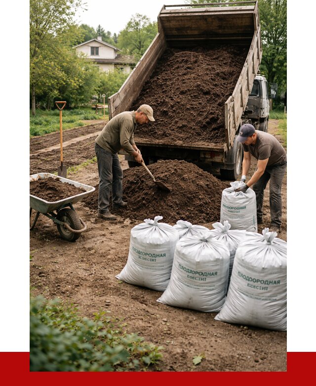 Плодородная смесь в Волхове от 4397 р./куб с доставкой | ПРОНЕРУДВлх