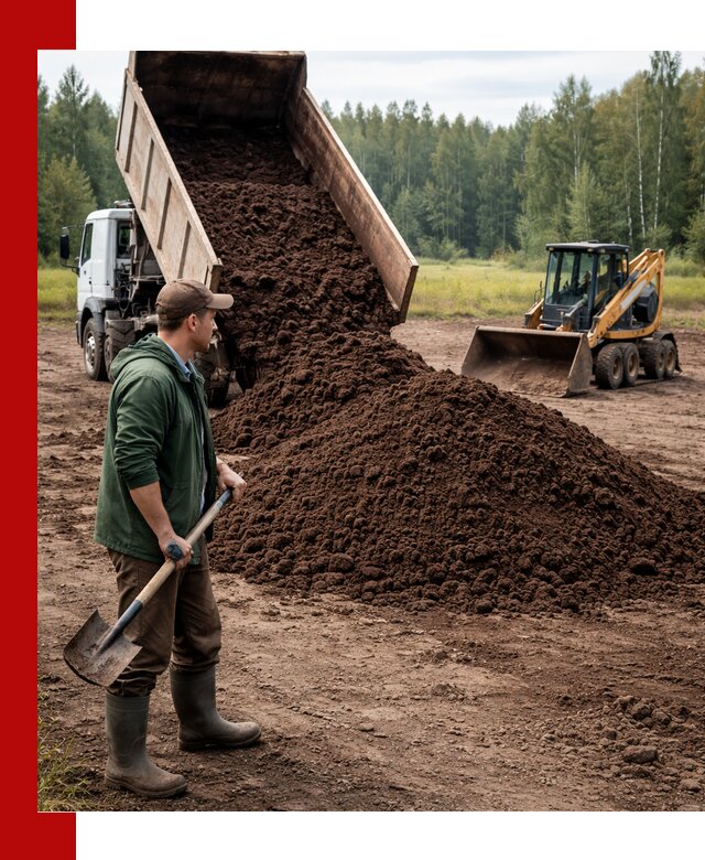 Купить верховой торф с доставкой в Волхове для садоводства и растений