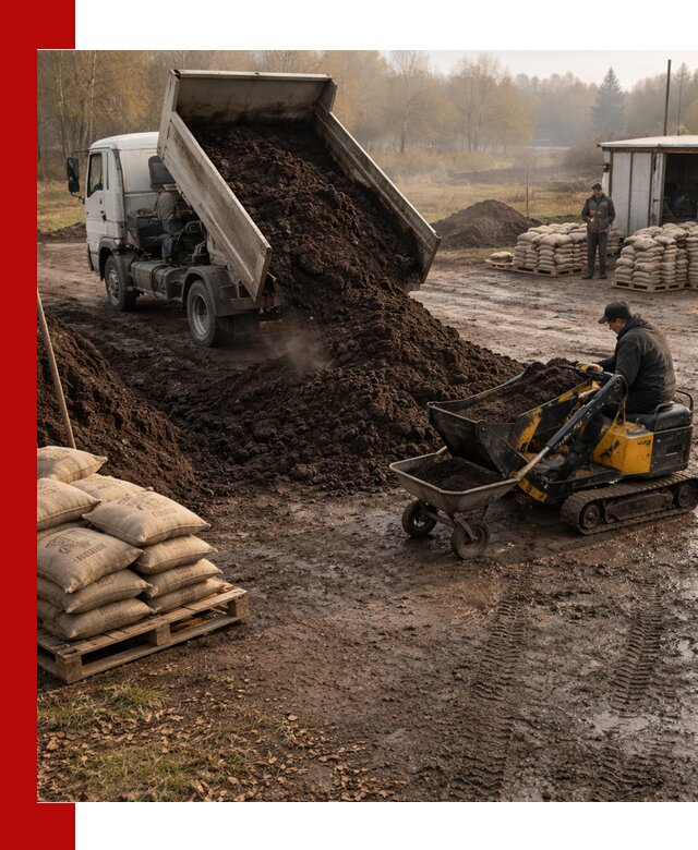 Кислый торф в доставке по выгодным ценам в Волхове