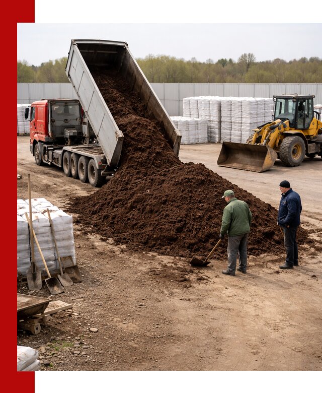 Доставка торфяных смесей оптом и в розницу в Волхове