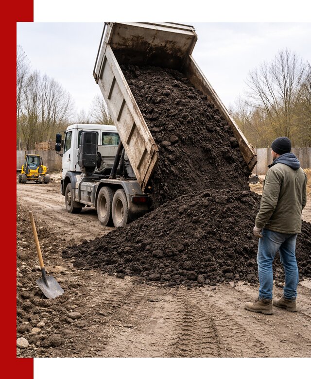 Доставка чернозема навалом в Волхове быстро и выгодно