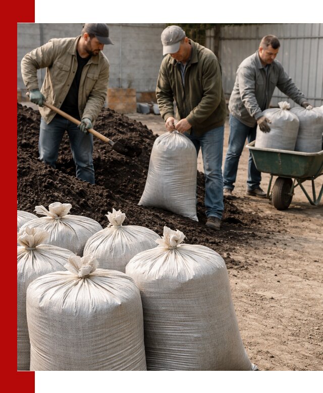 Купить чернозем в мешках с доставкой в Волхове