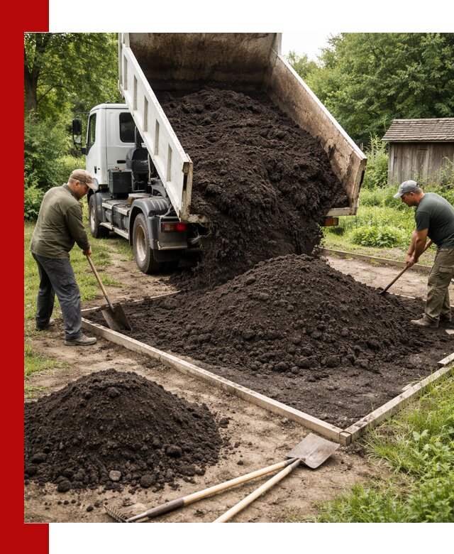 Купить чистый чернозем для огорода с доставкой в Волхове