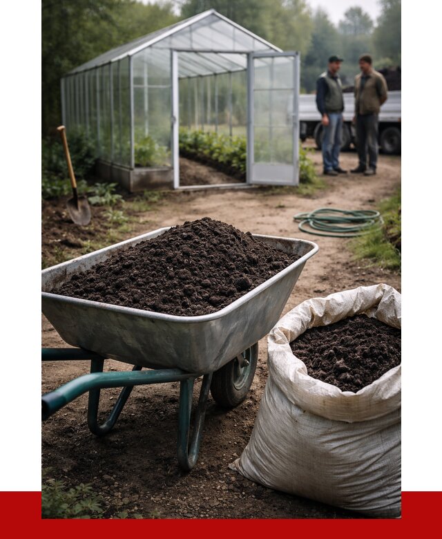 Чернозем для теплицы в Волхове с доставкой от 1570 р. | ПРОНЕРУДВлх