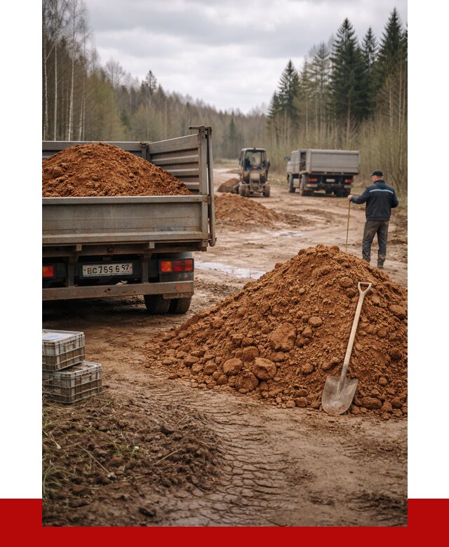 Глина и суглинки в Волхове от 4711 р. за куб | ПРОНЕРУДВлх